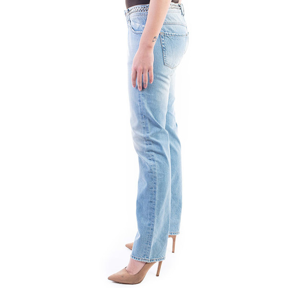 Acquaverde Jeans Women size 31 Light Sky Blue - Picture 3 of 5